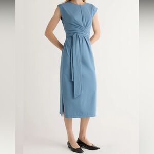 Modern Citizen Fei Tie-Front Organic Cotton Dress